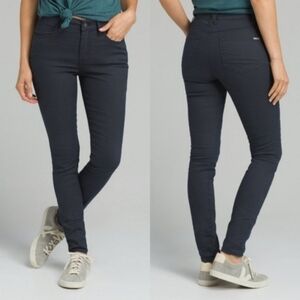 Prana Oday Stretch Jeans‎ Midnight Wash Dark Grey Size 2 New!